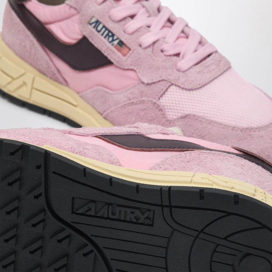 AUTRY Sneakers Reelwind Low pink/burgundy | TheDoubleF