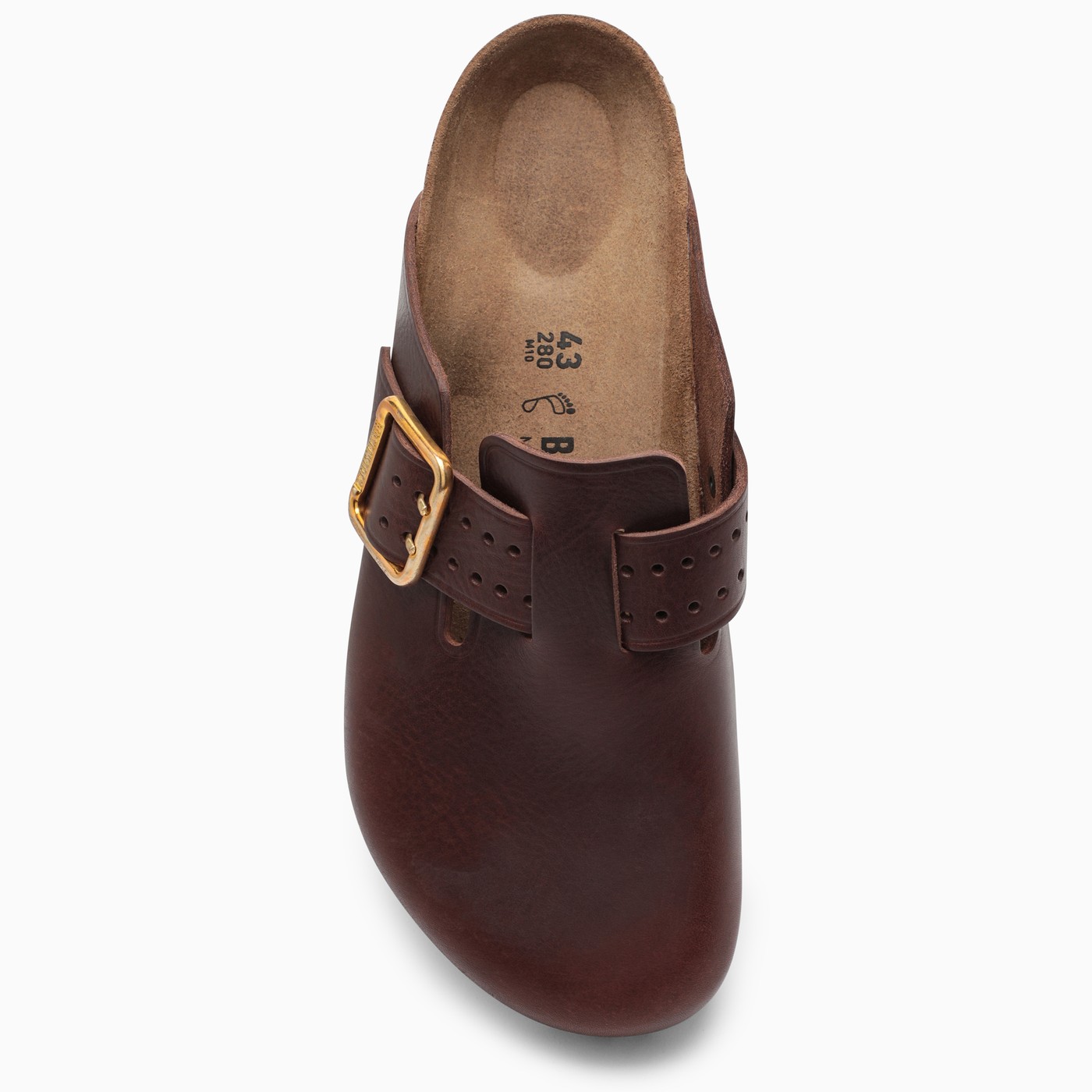 Birkenstock Brown Boston Bold Gap slipper TheDoubleF