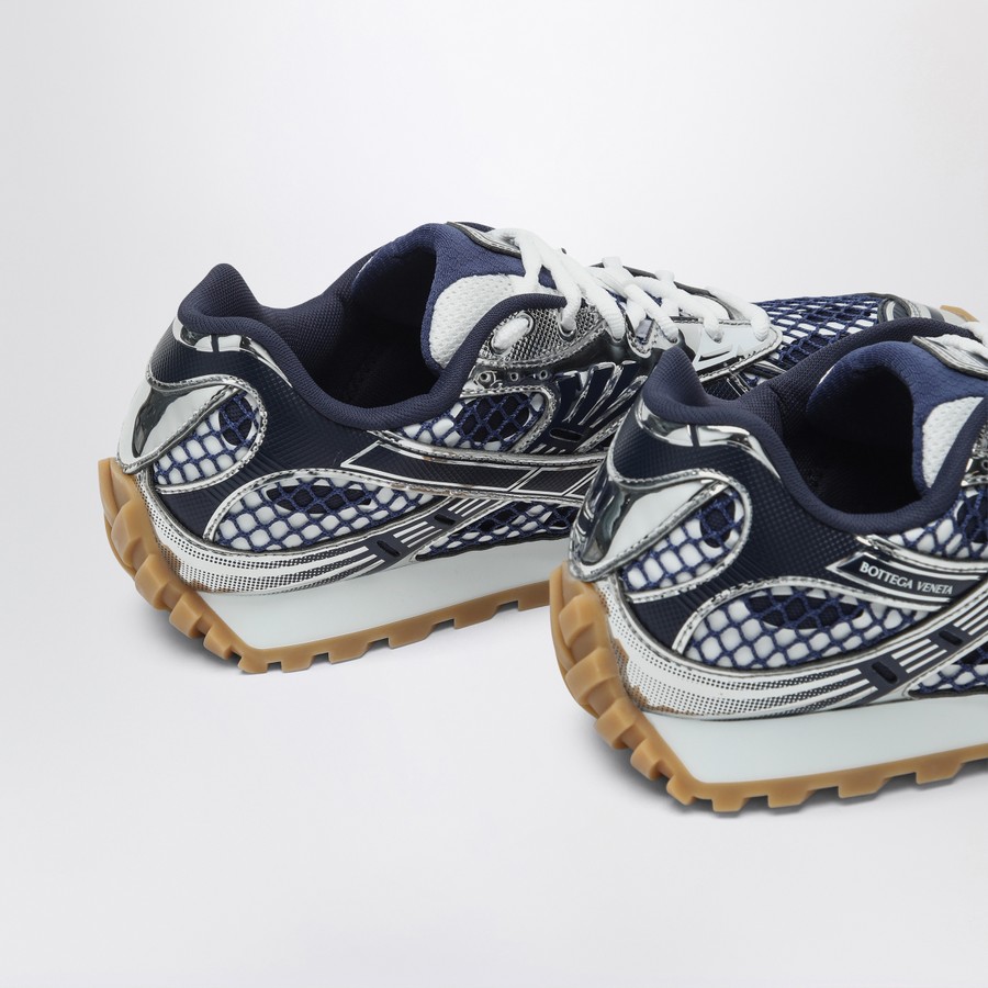 Bottega Veneta Low-top Orbit sneaker Abyss/Silver | TheDoubleF