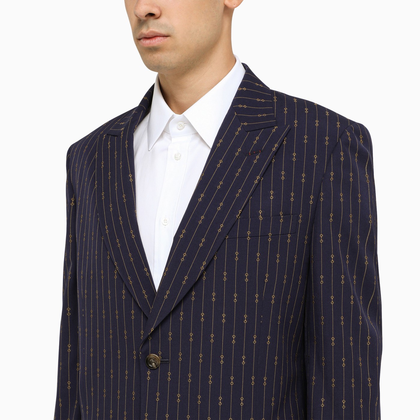 GUCCI Deep blue singlebreasted suit TheDoubleF