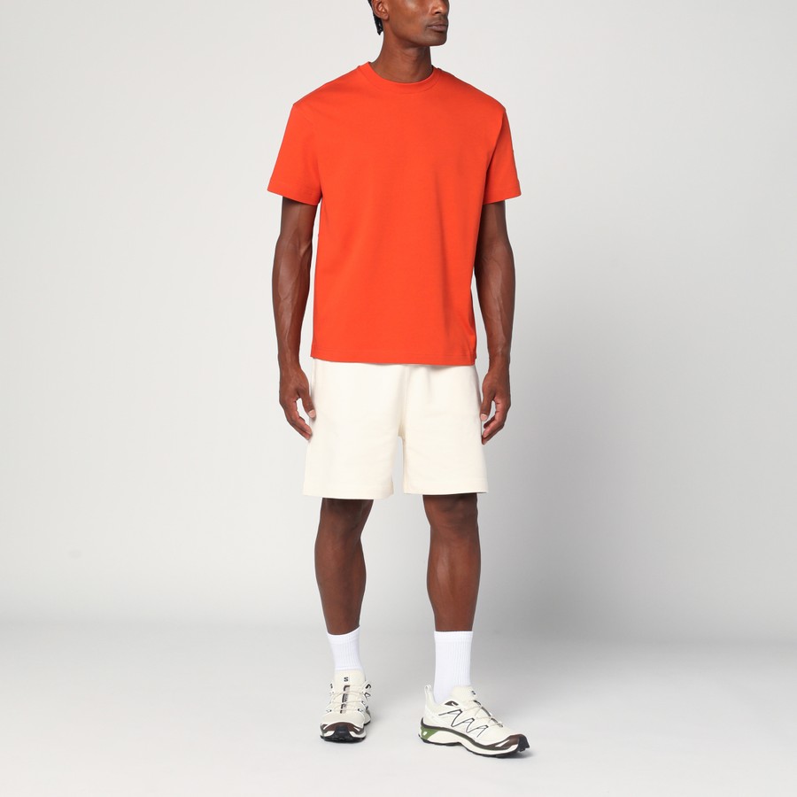 Moncler Genius Bright orange cotton t-shirt | TheDoubleF
