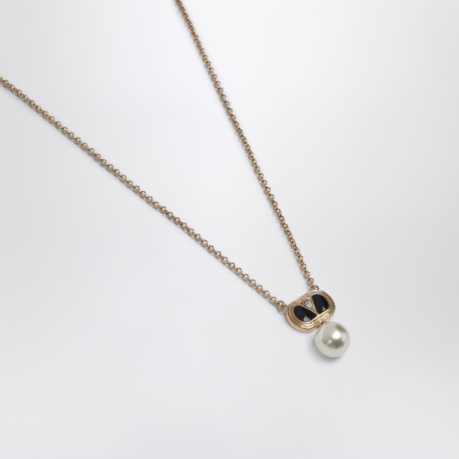 Valentino Garavani Ovalette necklace with Swarovski pearl