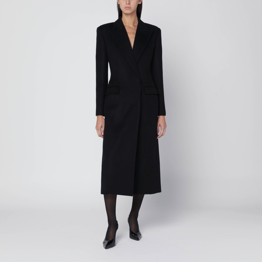 ジバンシィ GIVENCHY woolコート　ブラック Givenchy Black wool coat | TheDoubleF