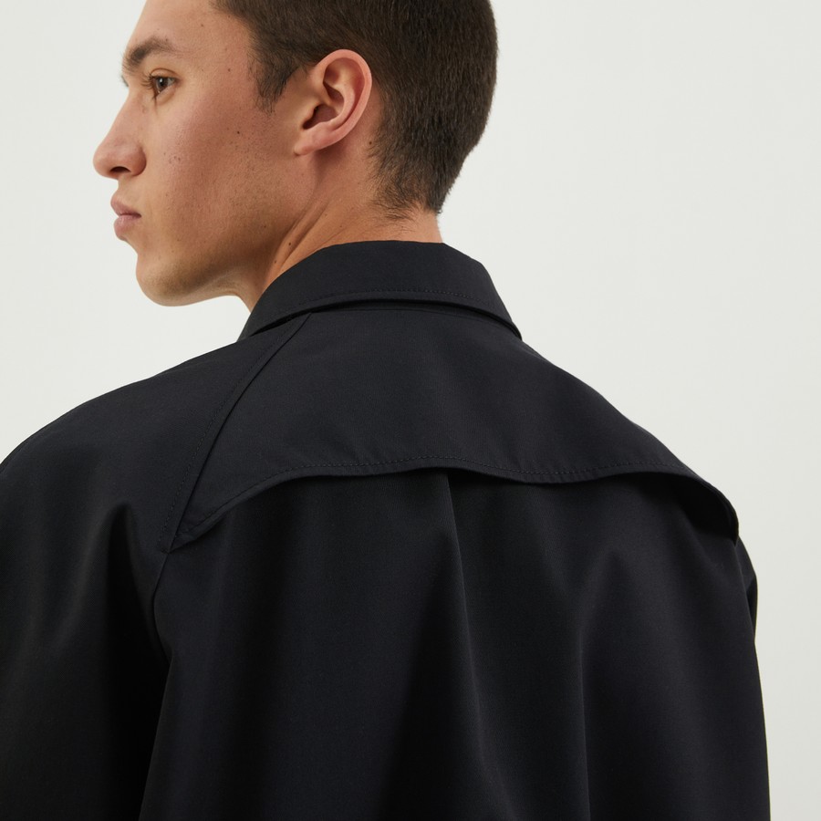ジャケット 1989 STUDIO Dark blue short trench jacket 1989 STUDIO Dark blue short trench jacket | TheDoubleF