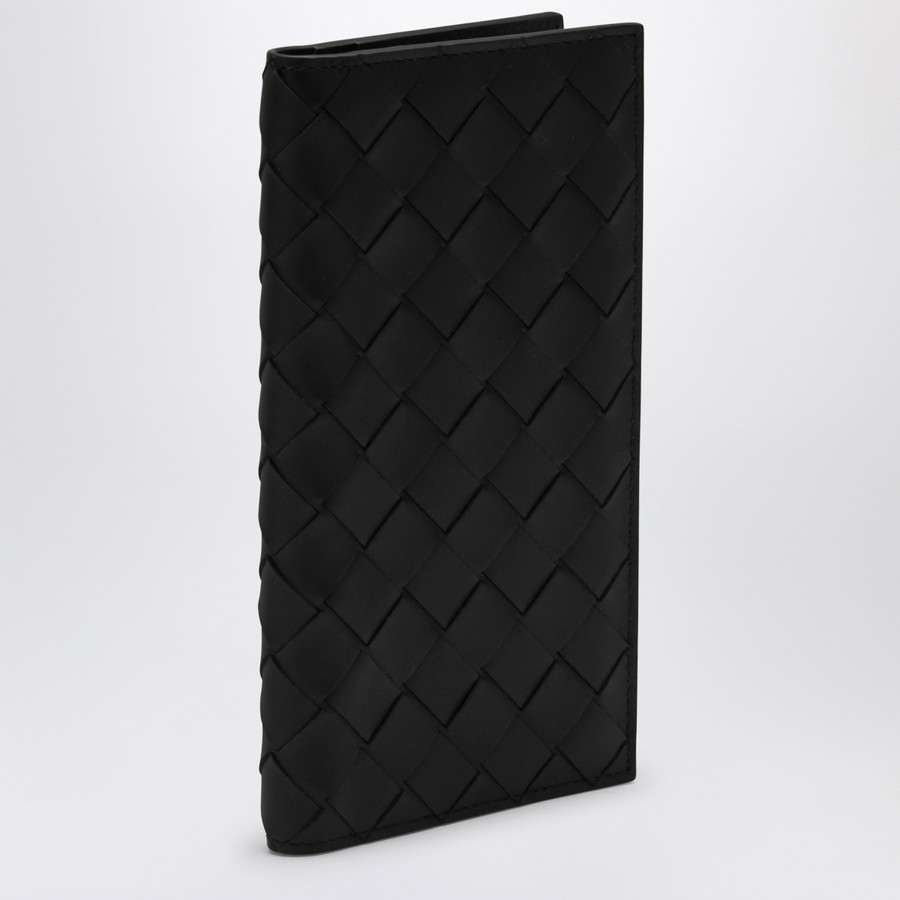 ★BOTTEGA VENETA★ Intrecciato Card Holder Black 162150V3UN1 Intrecciato leather card holder in black - Bottega Veneta