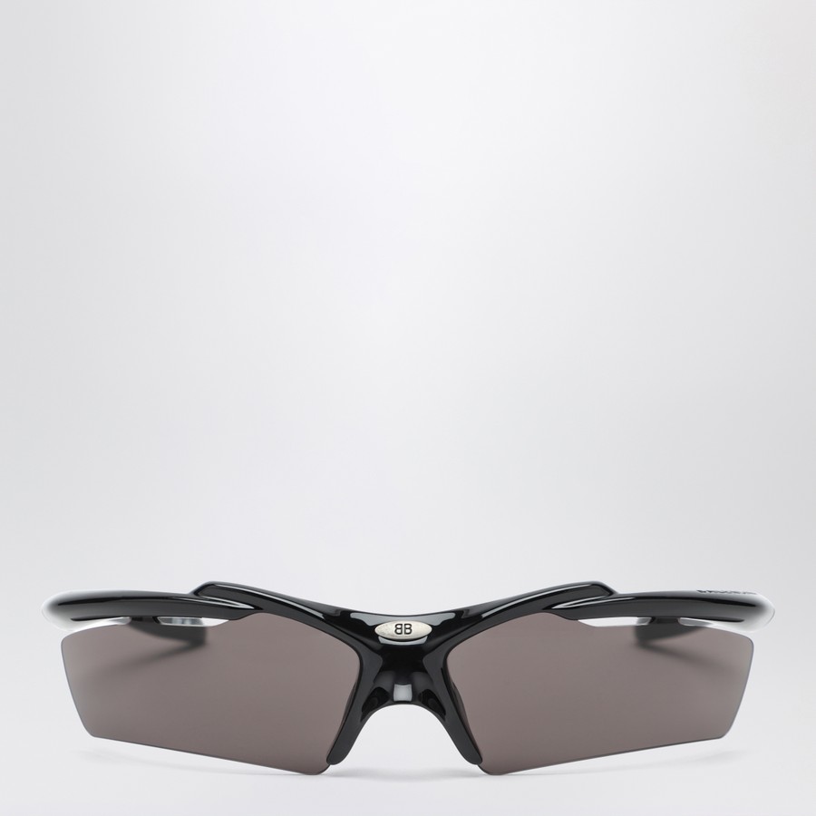サングラス BALENCIAGA 'Turbo Rectangle' sunglasses (830305T0007 1000) Balenciaga Turbo Rectangle black sunglasses | TheDoubleF