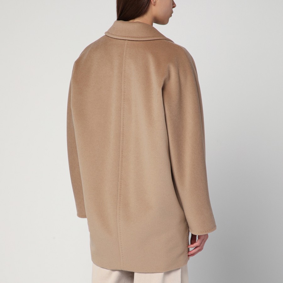 Max Mara 101801 Short Icon Coat in camel color | TheDoubleF