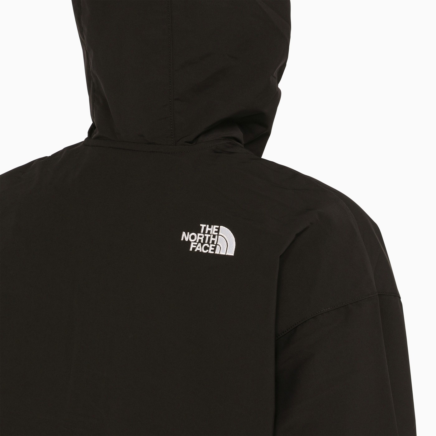 weisse north face jacke