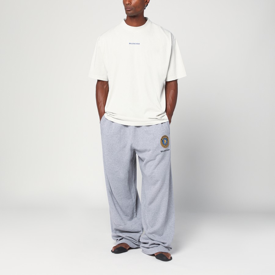 Balenciaga White New Balenciaga Back Medium Fit T-shirt Balenciaga White New Balenciaga Back Medium Fit T-shirt