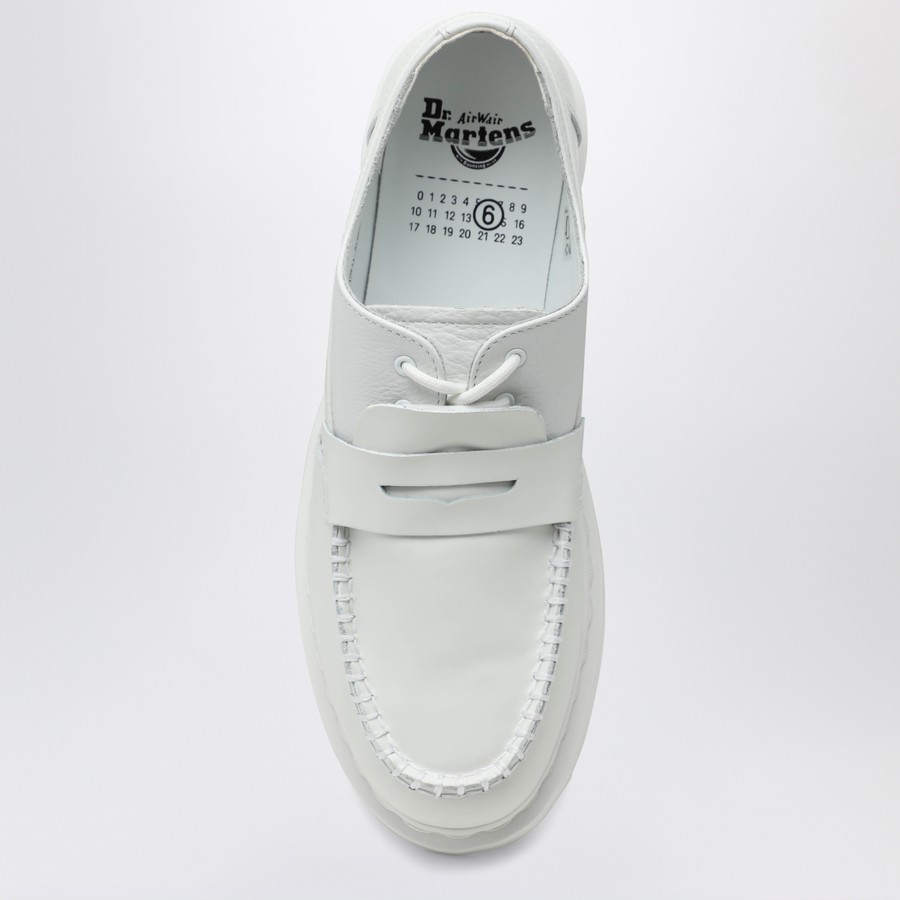 MM6 Maison Margiela White loafer MM6 X Dr. Martens | TheDoubleF