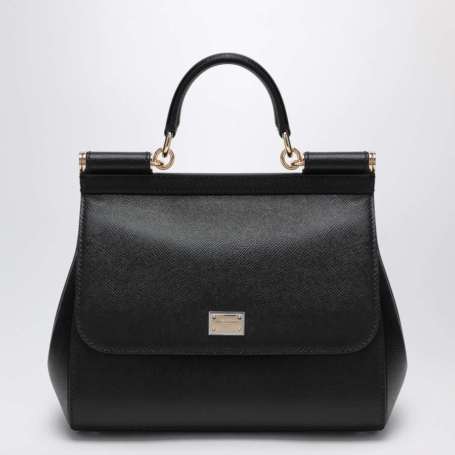 Dolce&Gabbana Grand sac à main Sicily noir TheDoubleF
