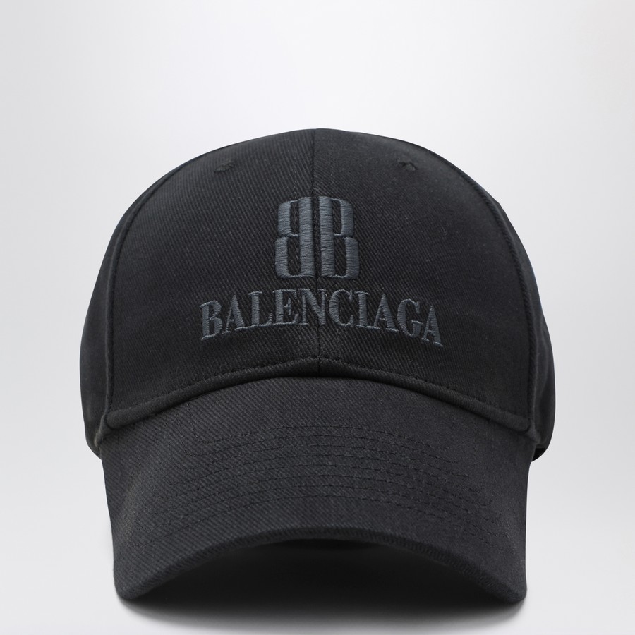 BALENCIAGA ブラック ロゴキャップ Balenciaga ロゴ キャップ | ブラック | FARFETCH JP