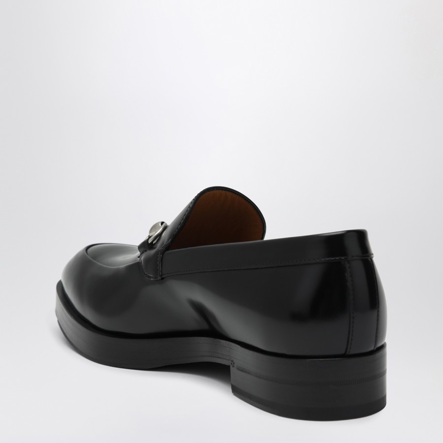 GUCCI Black moccasin with buckle | TheDoubleF