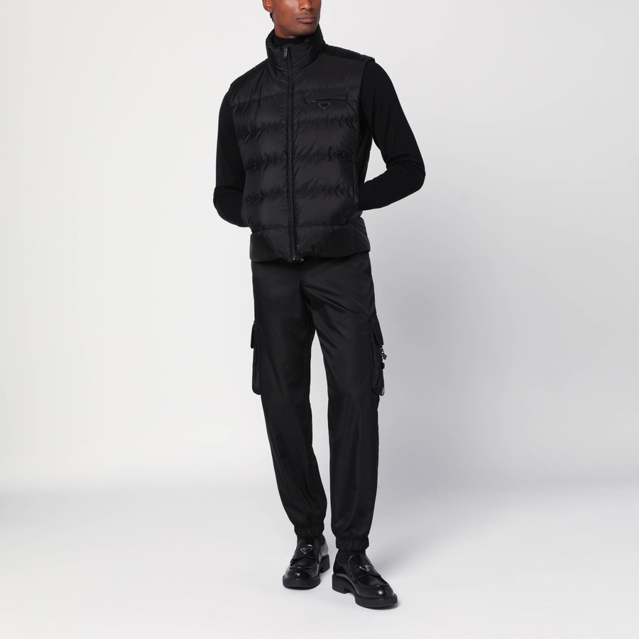 定価以下！ネイバーフッド24AW CLASSIC DOWN VEST 黒S 新品 MOORER (ムーレー) FIRE-WK (ファイヤー) Nylon Down Vest