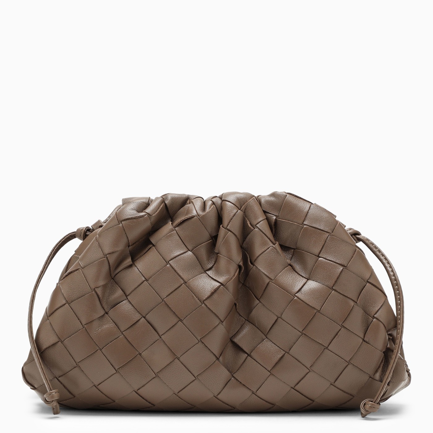 Bottega Taupe intercalator Mini Pouch bag TheDoubleF