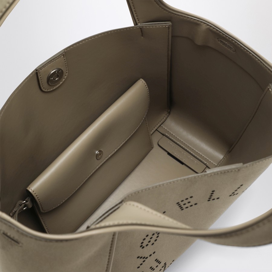 トートバッグ Stella Mccartney Khaki-Coloured Medium Stella Logo Bag Stella McCartney Khaki-coloured medium Stella Logo bag