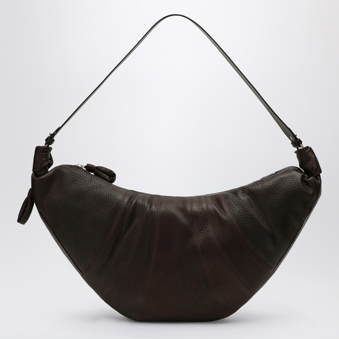 LEMAIRE Large Croissant Bag in Brown Leather | TheDoubleF