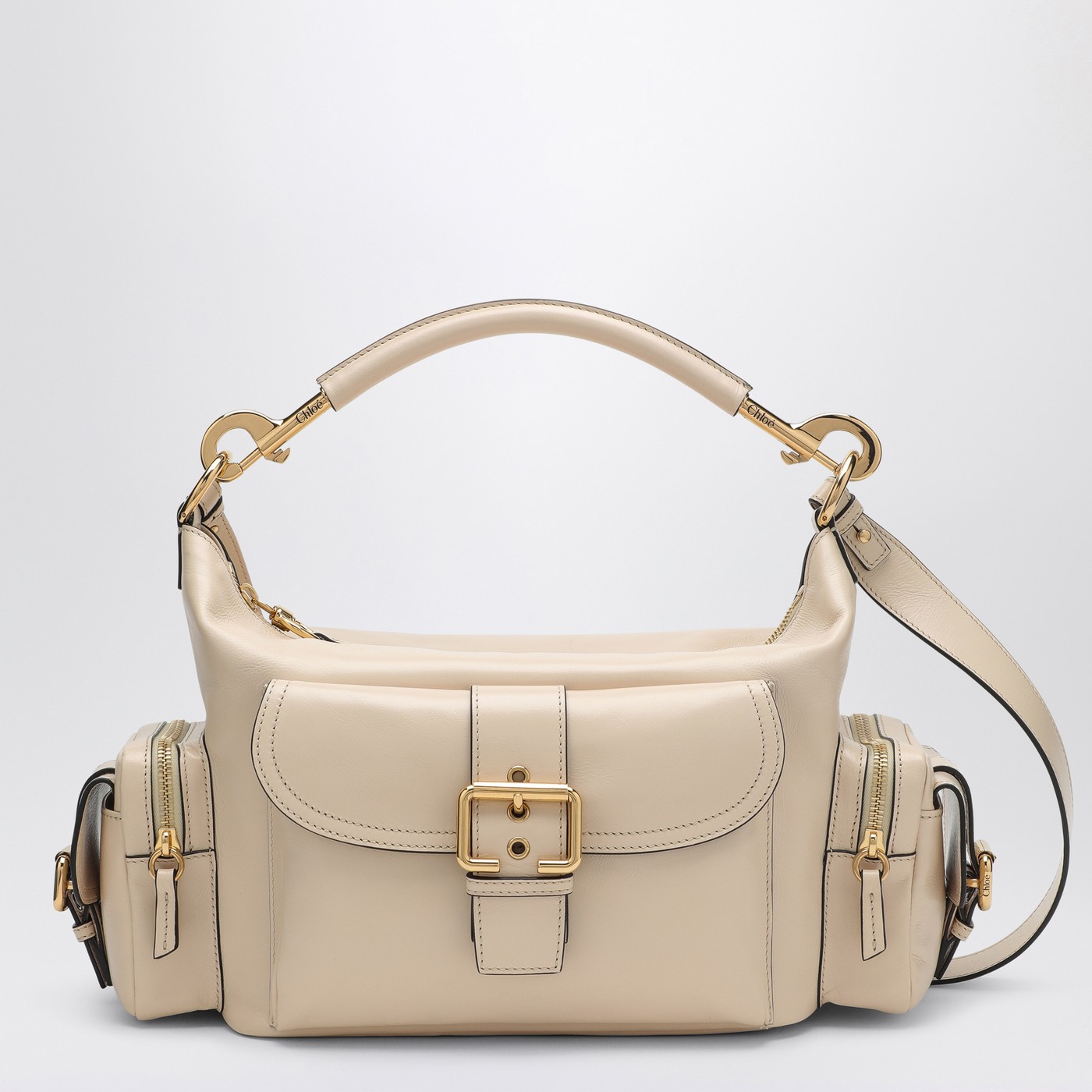Chloé Beige leather camera bag | TheDoubleF