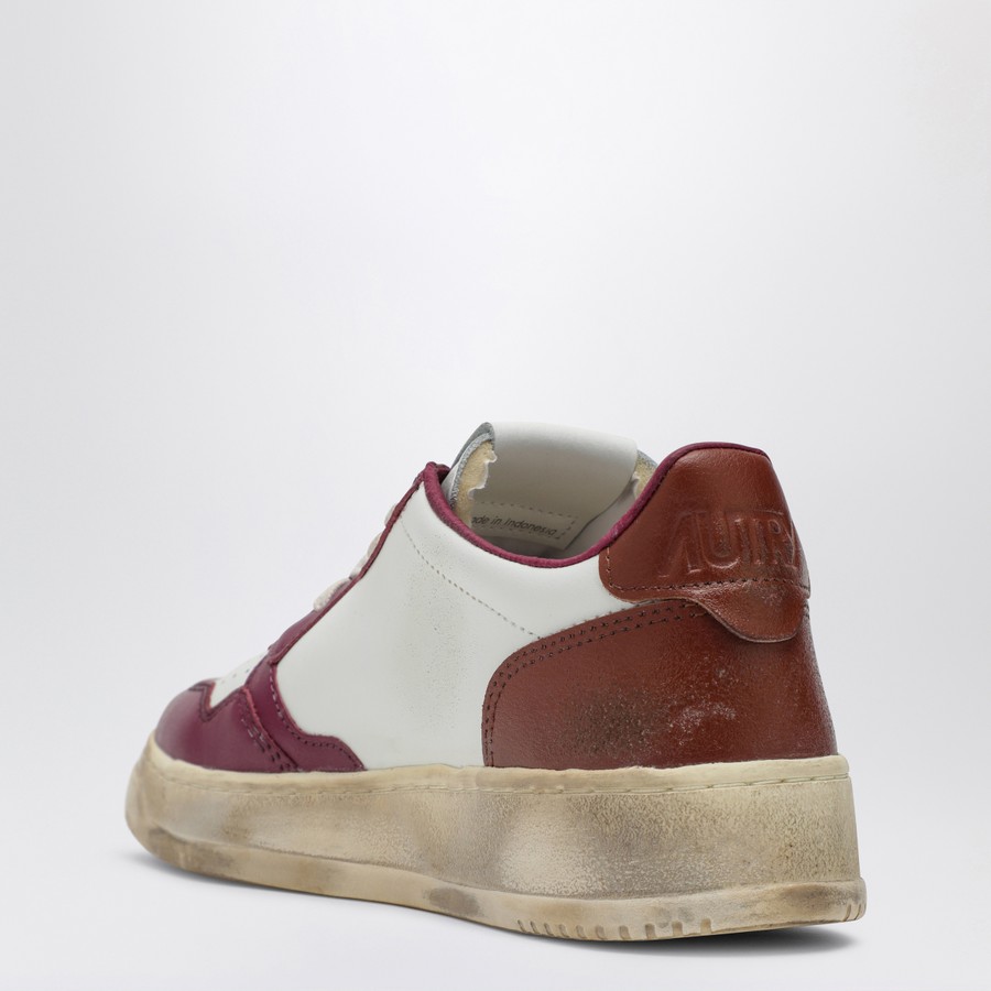 AUTRY Super Vintage White/Purple/Brown Sneaker | TheDoubleF