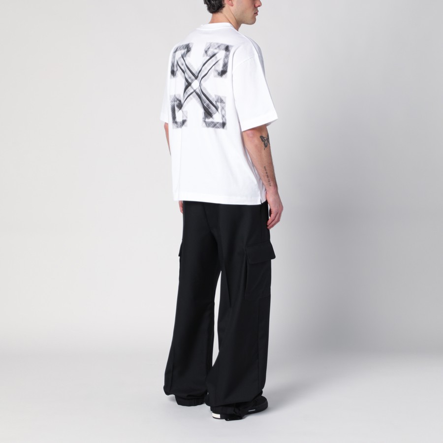【関税込み】Off-White ブラック Vibe アロー Tシャツ White Vibe Arrow T-Shirt in WHITE for Men | Off-White™