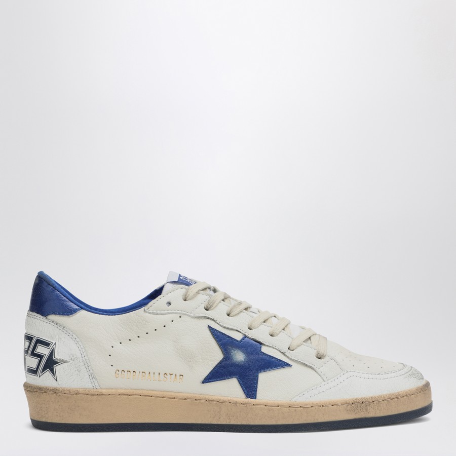 スニーカー Golden White llic Blue Ballstar Sneakers Golden Goose White/metallic blue Ballstar sneakers | TheDoubleF