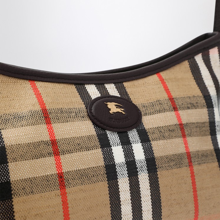 ショルダーバッグ・ポシェット BURBERRY Burberry Shoulder Bags Women Fabric Beige/Black img_2D_0001_5e77df6e-5282-489c
