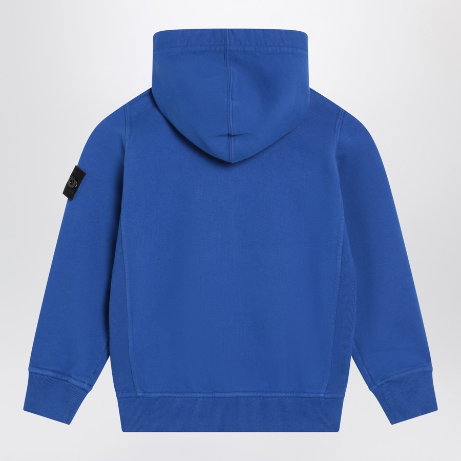 Stone Island Electric blue zip sweatshirt | TheDoubleF