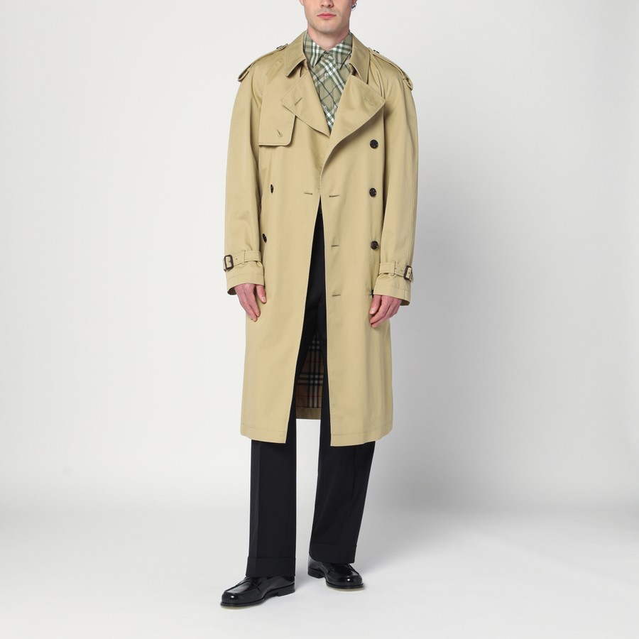 Burberry Double-breasted trench coat in Hamper color TheDoubleF