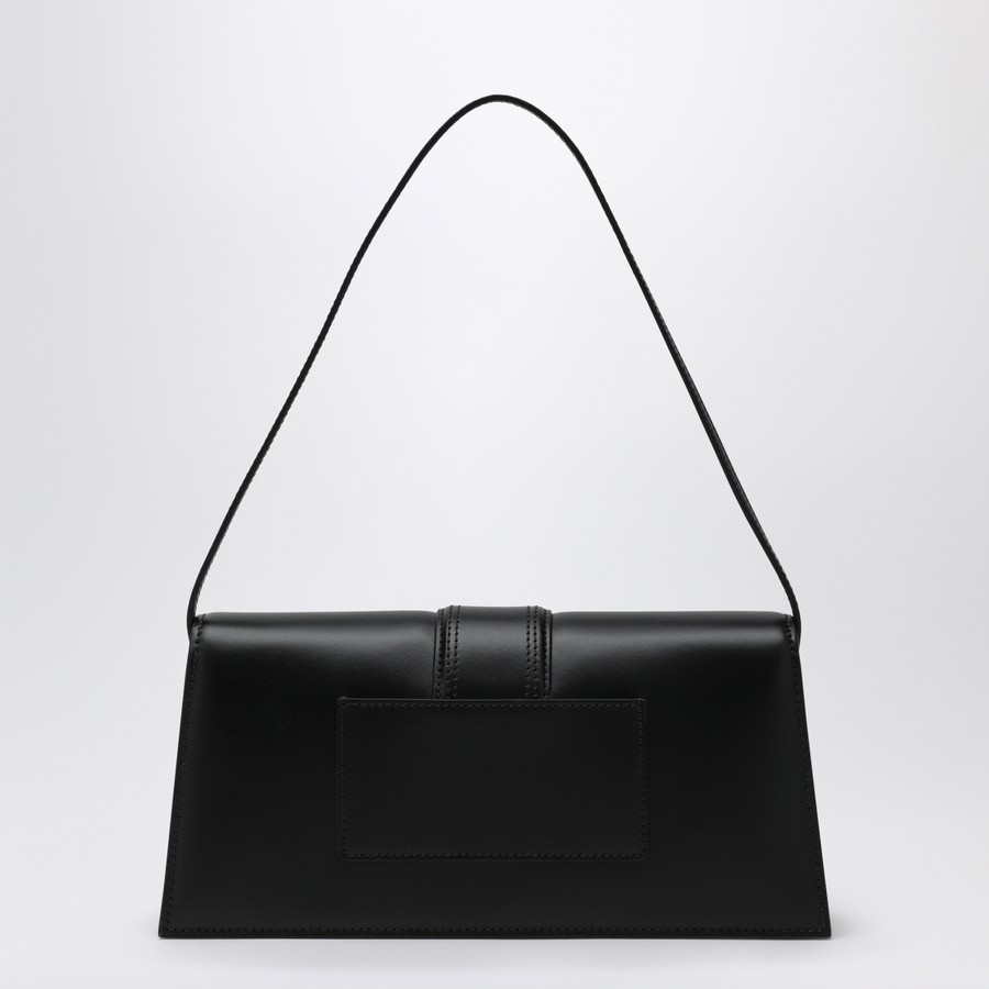 JACQUEMUS Le Grand Bambino black leather bag | TheDoubleF