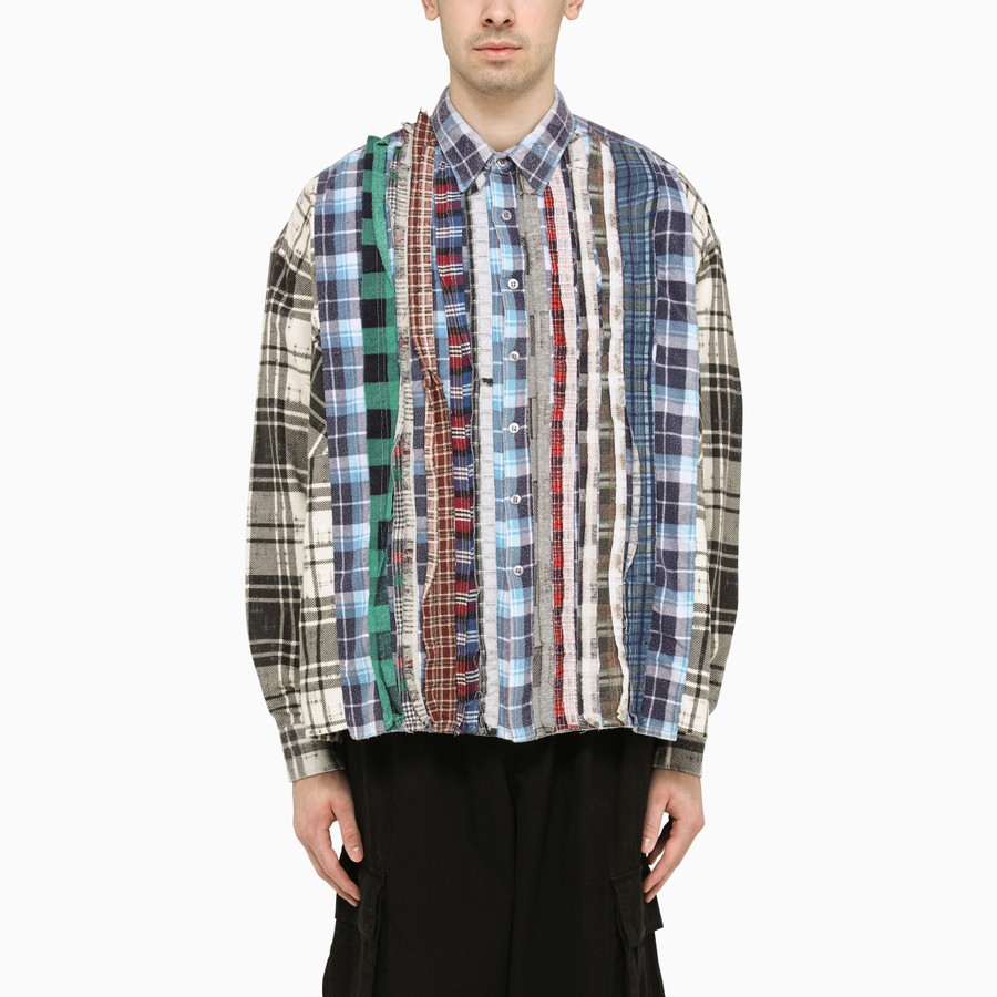 Needles Tartan patchwork shirt | TheDoubleF