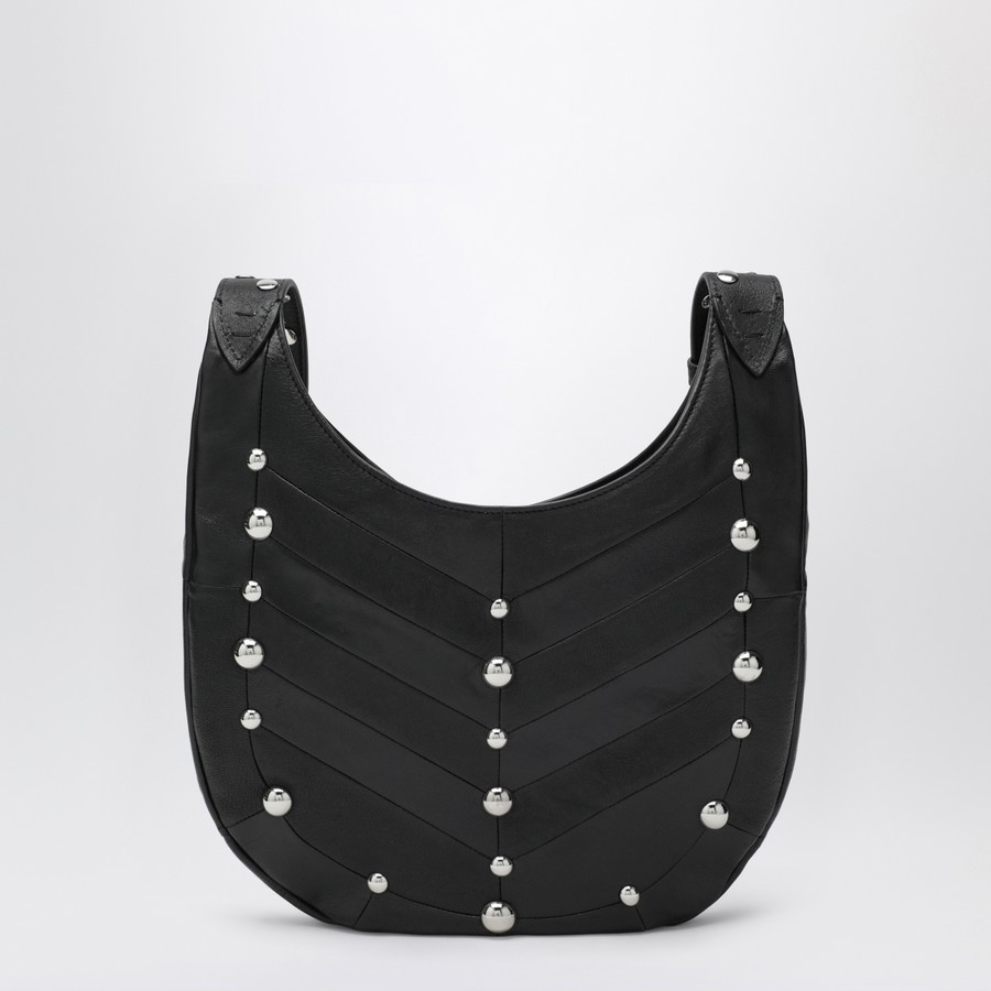 Valentino Garavani Borsa Hoboho piccola motivo chevron nera con