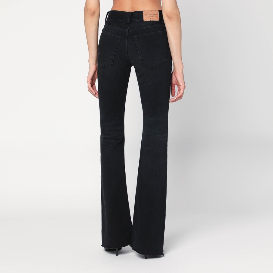パンツ BALENCIAGA SLIM FIT BOOTCUT PANT Balenciaga Black Bootcut Slim Fit denim trousers | TheDoubleF