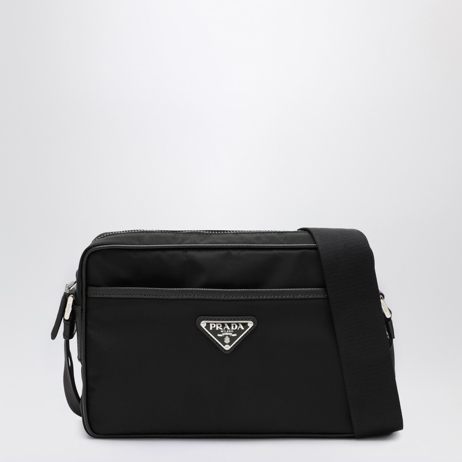 Prada Borsa a tracolla nera in Re-Nylon | TheDoubleF