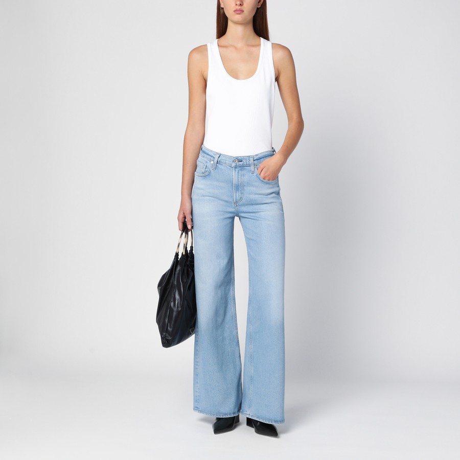 ボトムスその他 Citizens of Humanity Light washed blue Delfina jeans CITIZENS OF HUMANITY Delfina high-rise straight-leg jeans
