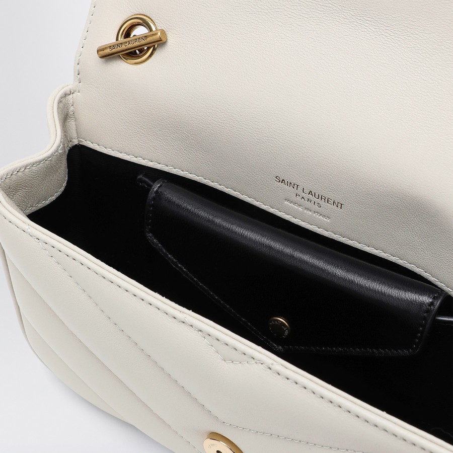 ショルダーバッグ・ポシェット SAINT LAURENT LOULOU MINI CREAM SOFT LEATHER BAG Saint Laurent LouLou mini Cream Soft leather bag | TheDoubleF