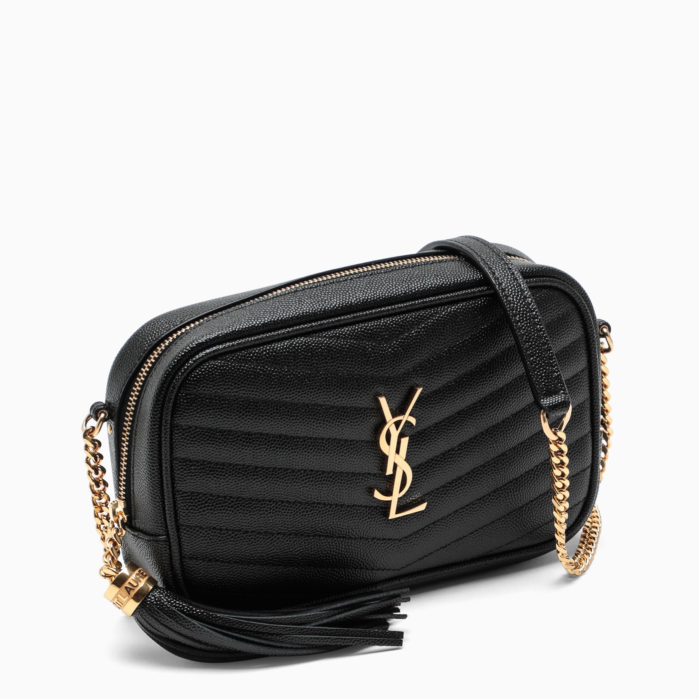 Saint Laurent Black mini Lou bag TheDoubleF
