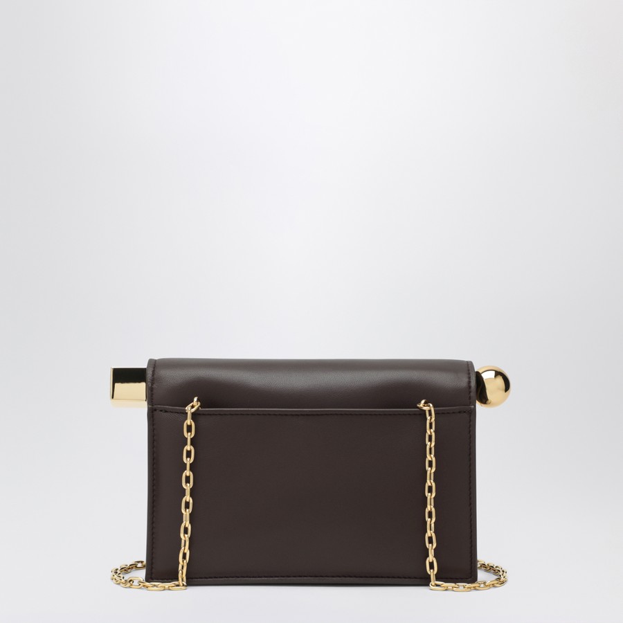 JACQUEMUS The small brown Rond Carré pouch | TheDoubleF