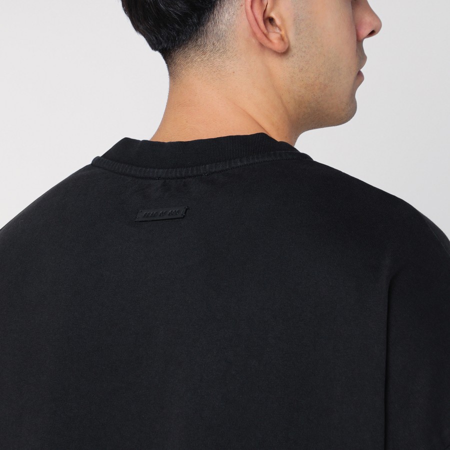 Fear of God Black T-shirt with logo | TheDoubleF