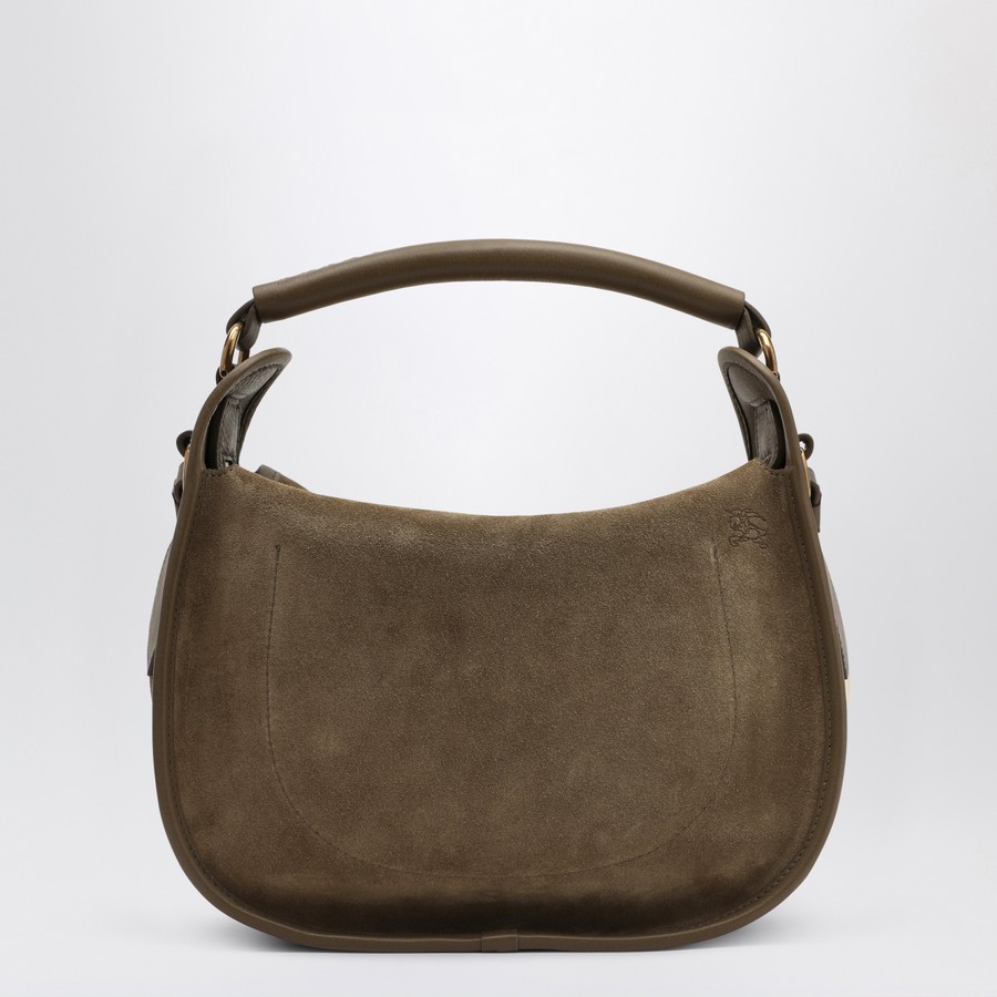 【関税&送料込】Burberry B Clip Small Messenger Bag In Suede Burberry Goes Relaxed With The B Clip Messenger