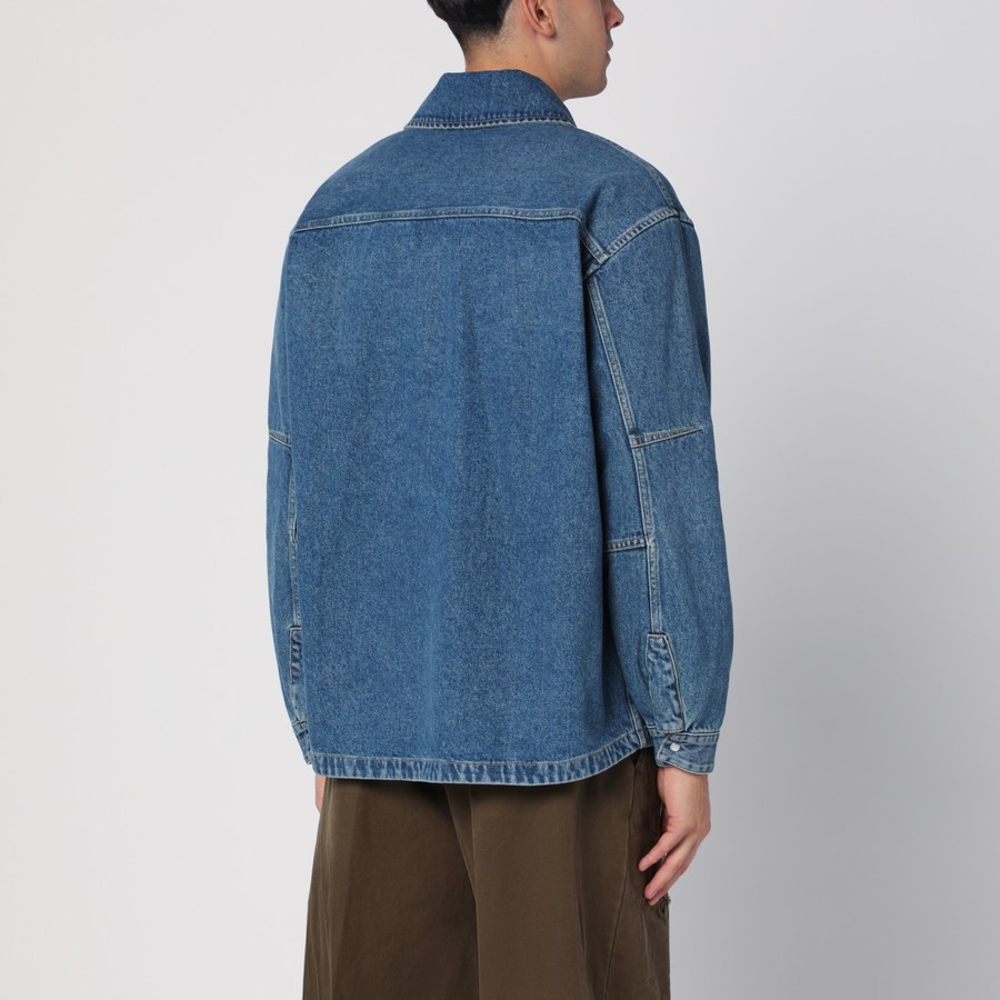Martine Rose Reversible denim zip jacket | TheDoubleF