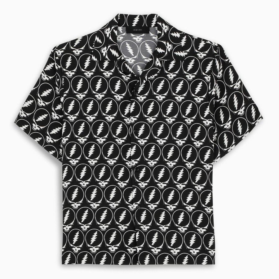 black and white amiri shirt
