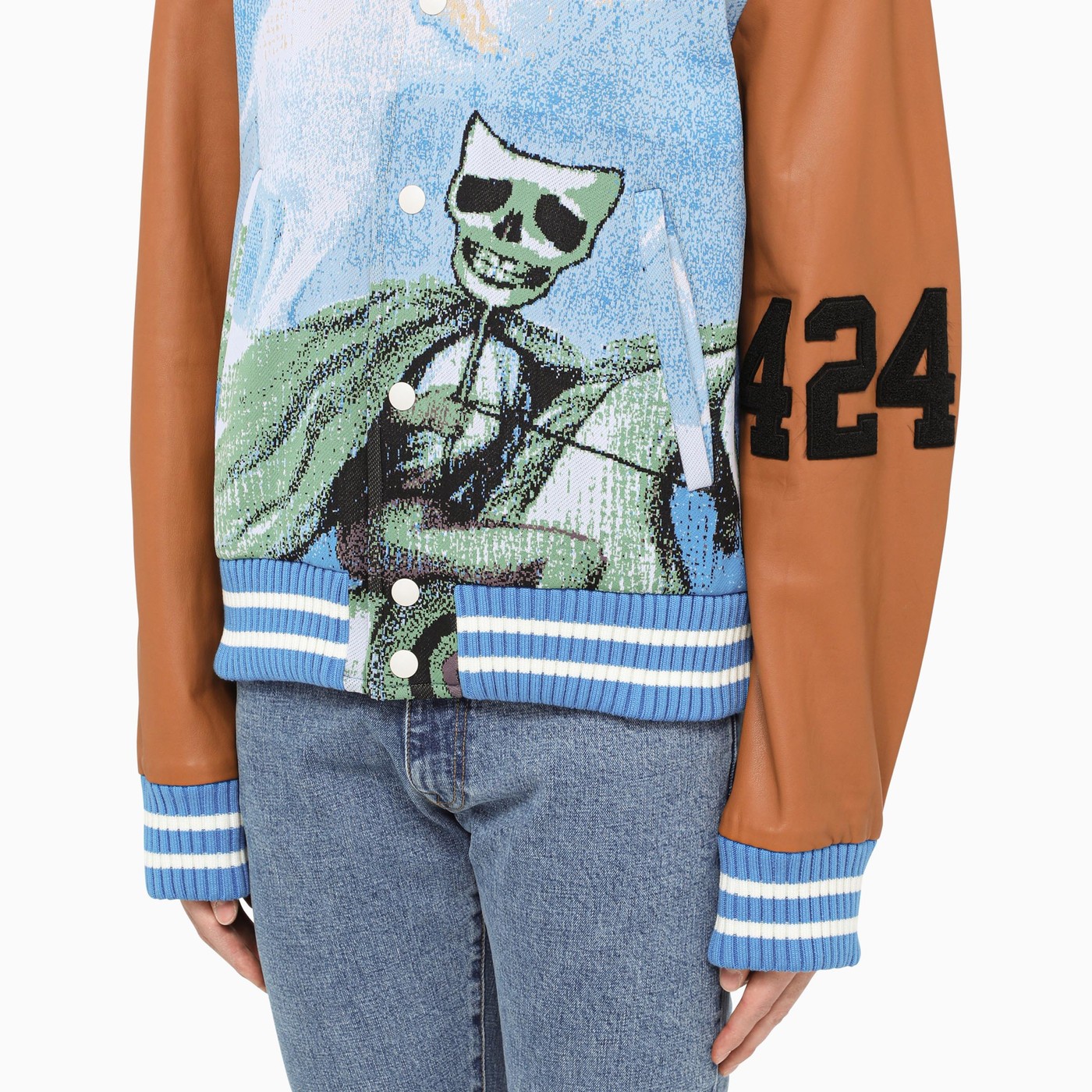 424 Behold a Pale Horse Varsity jacket TheDoubleF