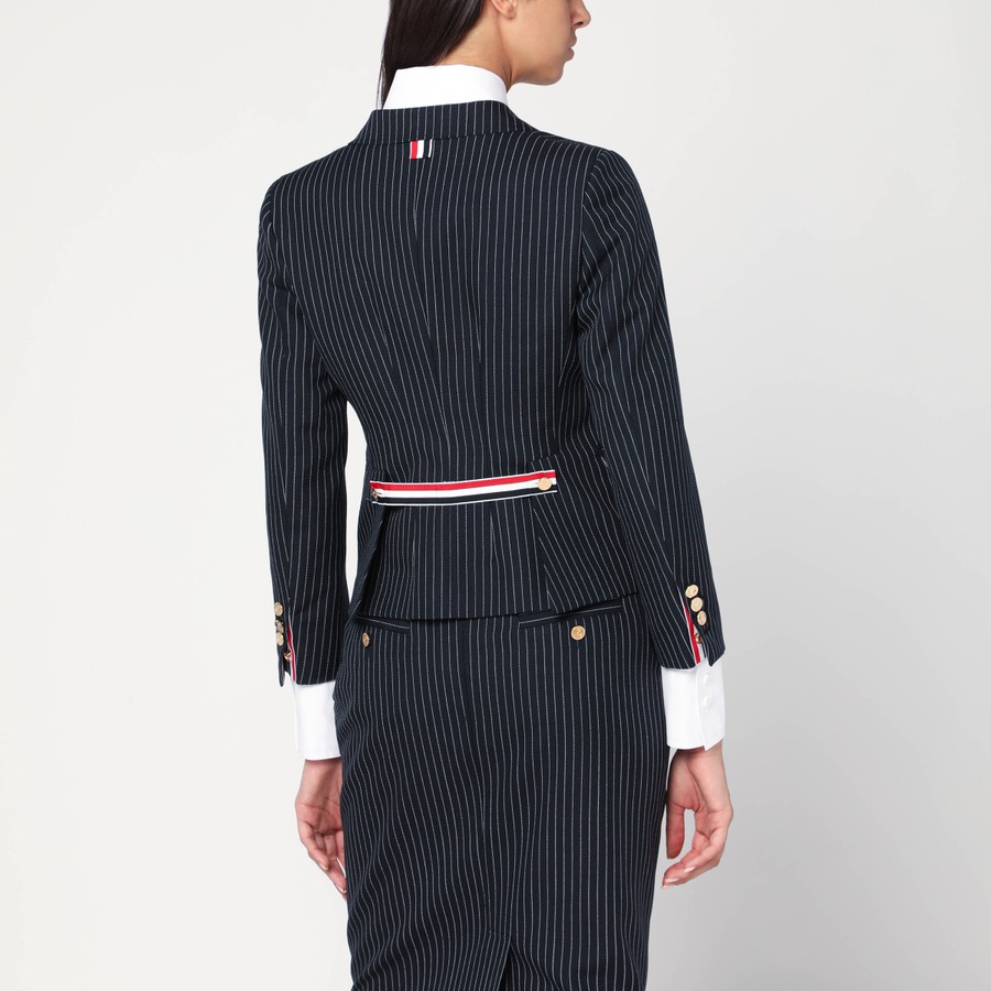 ジャケット Thom Browne Navy pinstripe wool blazer Thom Browne Navy pinstripe wool blazer | TheDoubleF