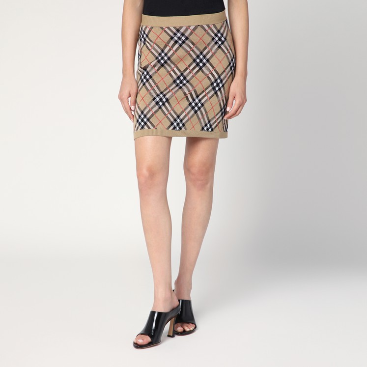 ミニスカート BURBERRY Women Mini Skirts 8113042C3142 Grey Designer Skirts | Burberry®️ Official
