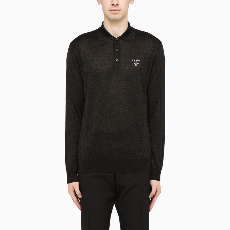 long sleeve prada polo