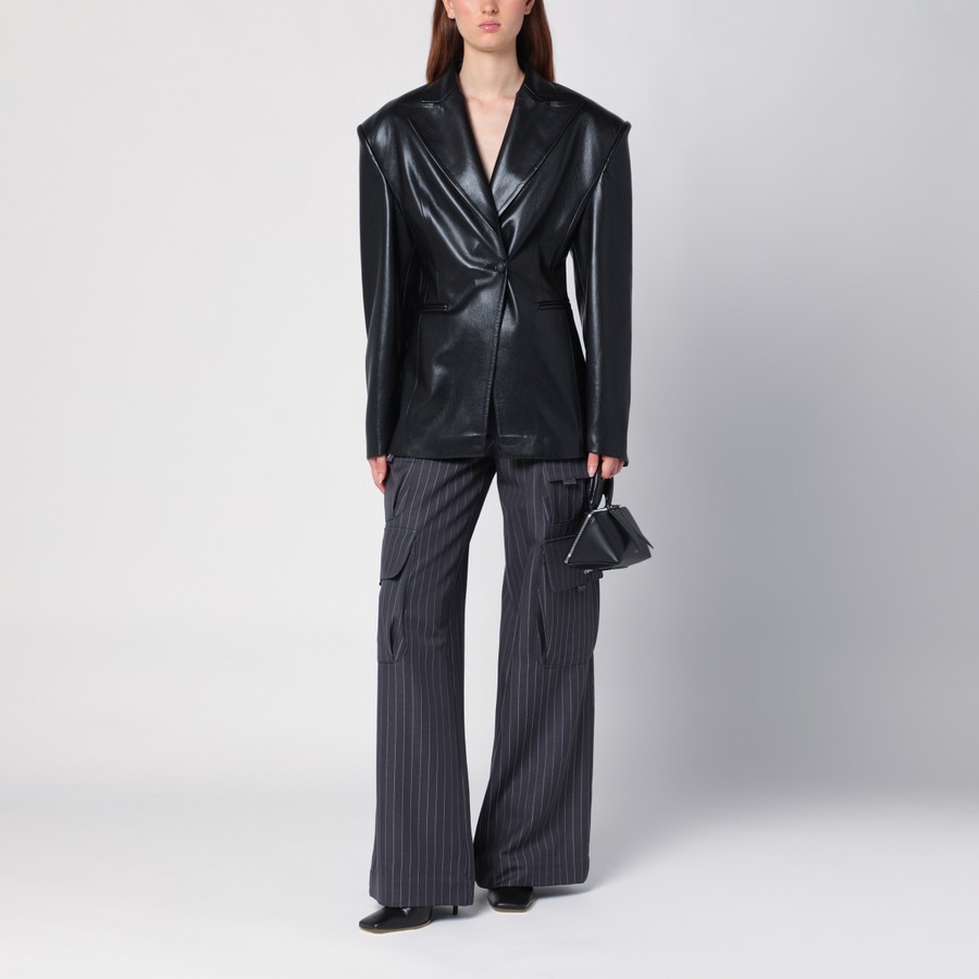 パンツ Off-White Wide Grey Pinstripe Cargo Trousers Off-White™ Wide grey pinstripe cargo trousers | TheDoubleF