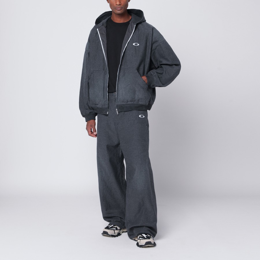 Balenciaga Trompe L'Oeil anthracite mélange cotton