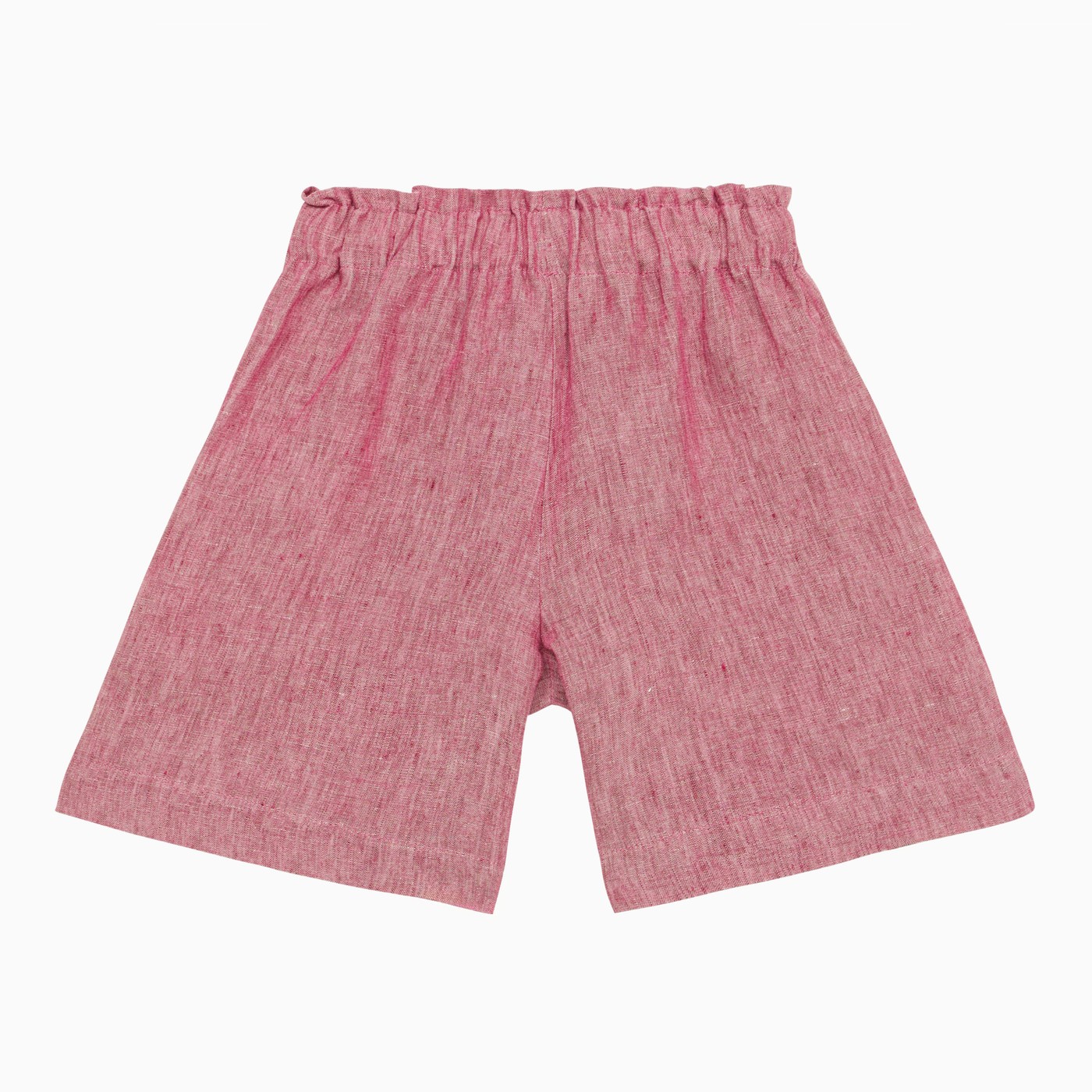 Il Gufo Pink linen bermuda shorts TheDoubleF