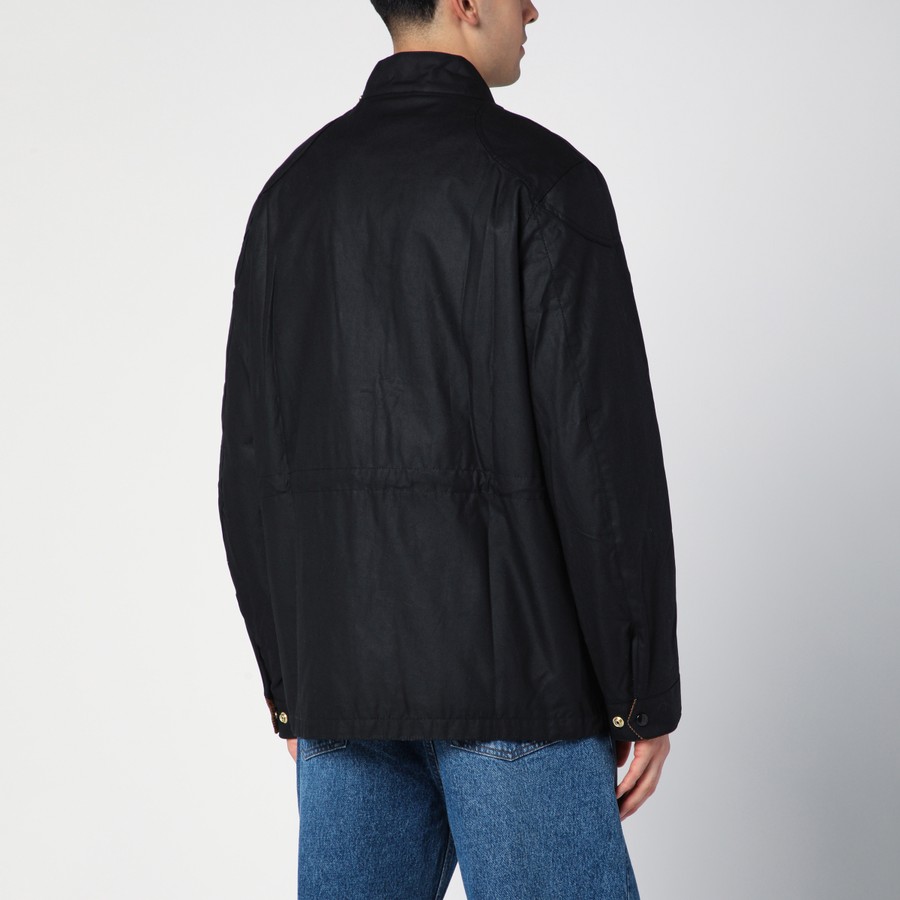 Barbour Black waxed International jacket | TheDoubleF