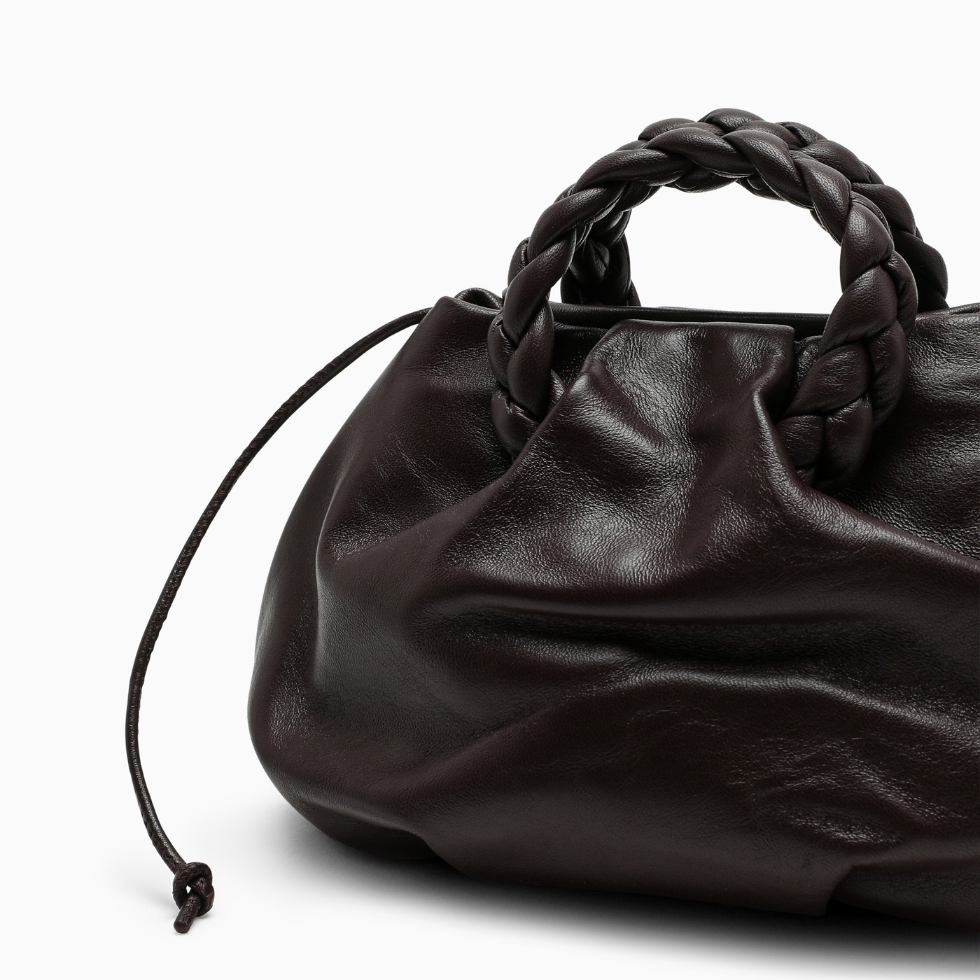 HEREU Medium Bombon chocolatecoloured leather bag TheDoubleF